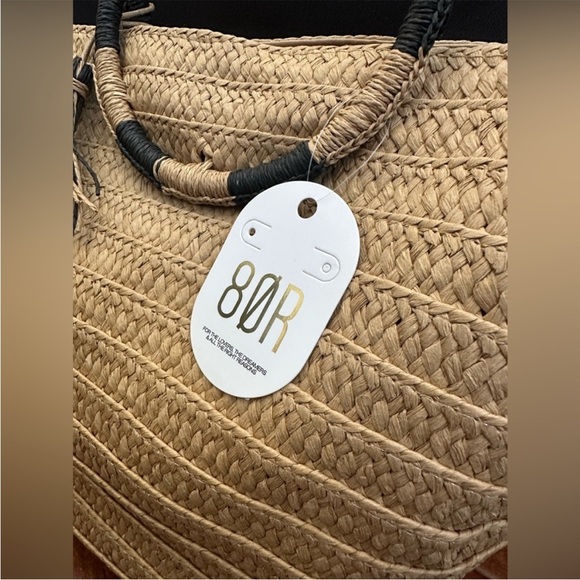 NWT 8 Other Reasons x REVOLVE Day Trip Bag in natural - Picture 6 of 8